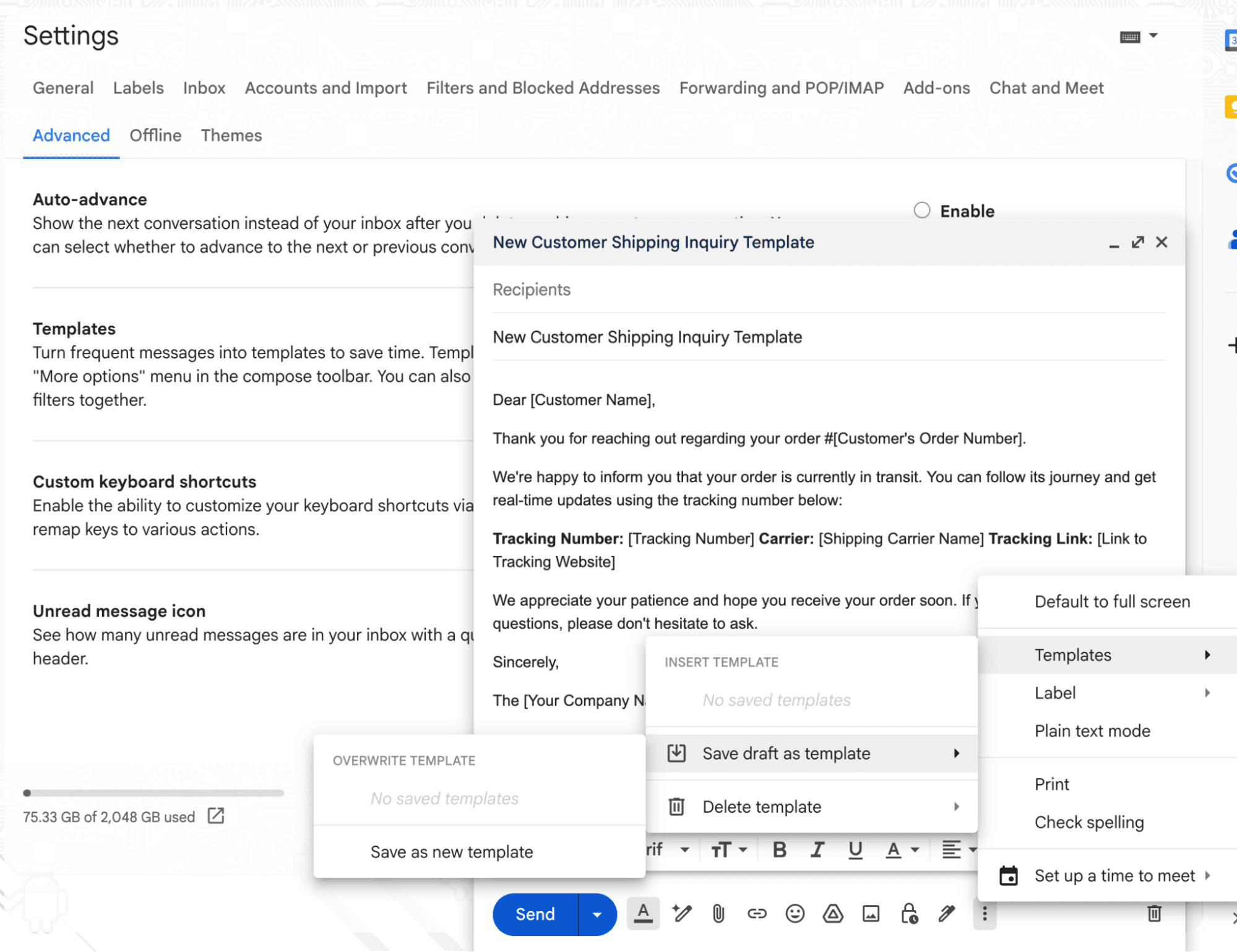 Source: Gmail screenshot